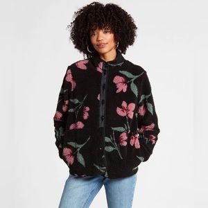 BLOOM BOX SHERPA JACKET - SEPIA